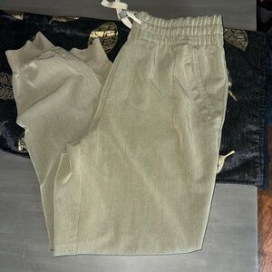 Figs heather olive joggers